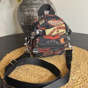 Harley-Davidson Vintage Collection Mini Backpack Crossbody Water Resistant